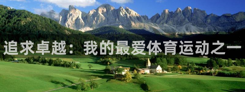 JJB竞技宝官方平台体育:追求卓越:我的最爱体育运动之一
